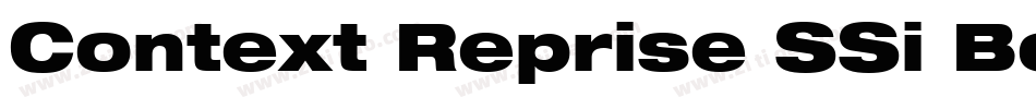 Context Reprise SSi Bold Italic字体转换
